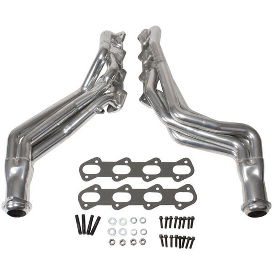 Ford Mustang Cobra Mach 1 1-5/8 Long Tube Exhaust Headers Polished Silver Ceramic 99-04