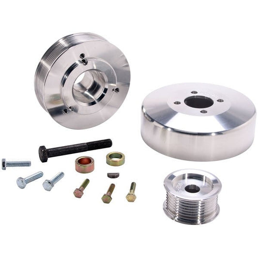 Ford F Series Truck 4.6 5.4 Billet Aluminum Underdrive Pulley Kit 97-04