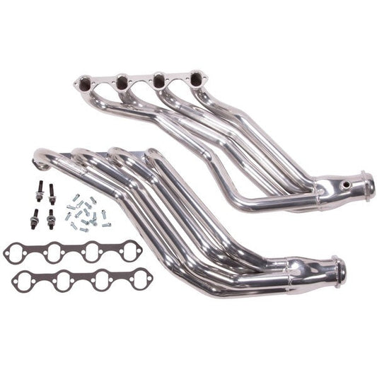 Ford Mustang 5.0L 1-3/4 Long Tube Exhaust Headers Polished Silver Ceramic 79-93