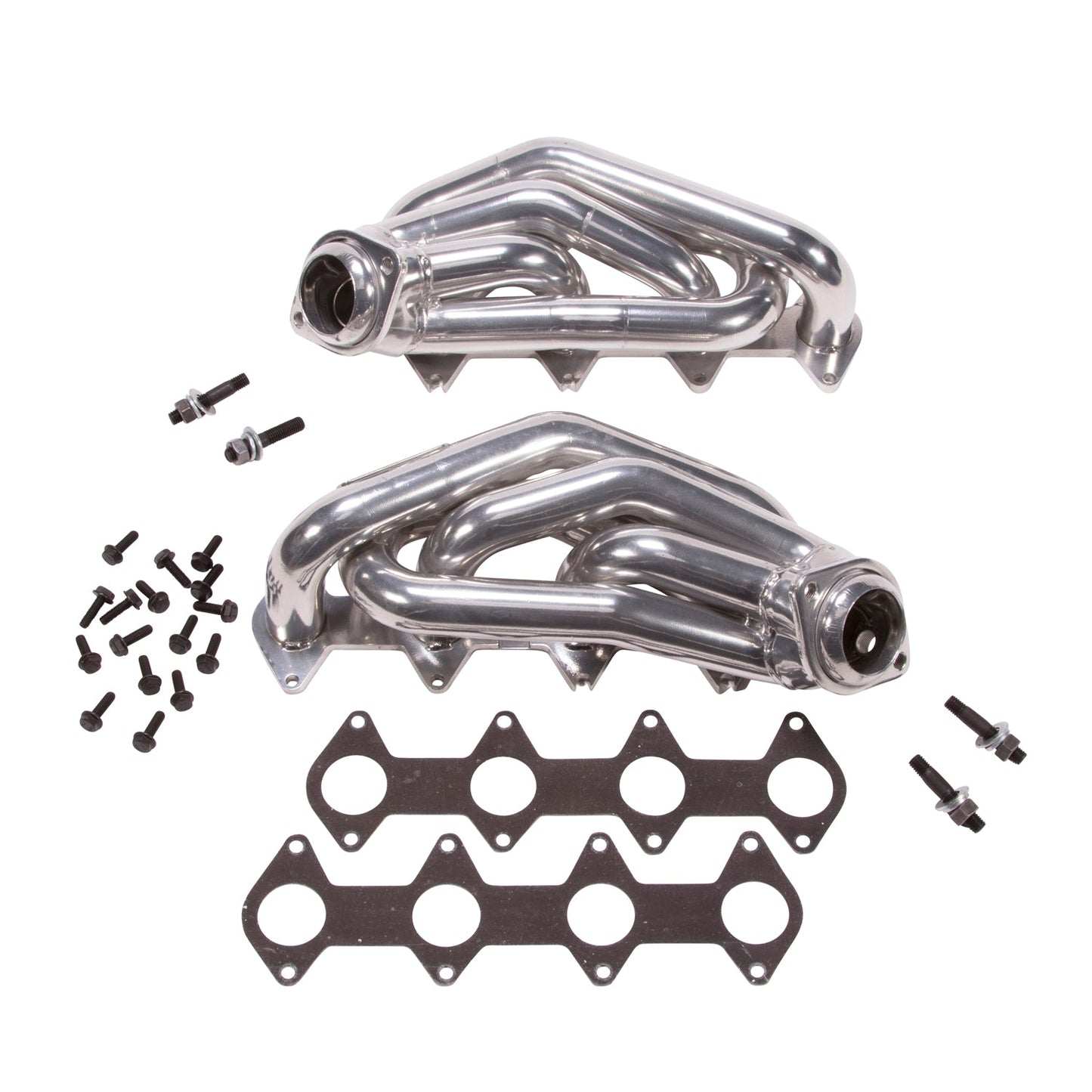 Ford Mustang GT 1-5/8 Shorty Exhaust Headers Polished Silver Ceramic 05-10