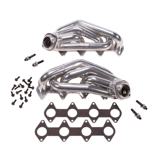 Ford Mustang GT 1-5/8 Shorty Exhaust Headers Polished Silver Ceramic 05-10