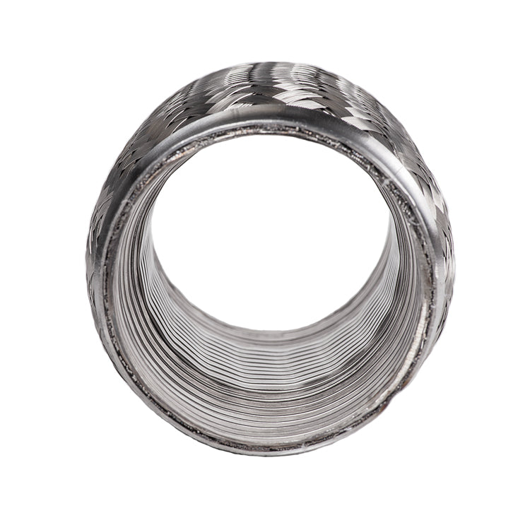 2.500" ID x 4" Long Flex Coupling (Interlock Liner) 304 Stainless