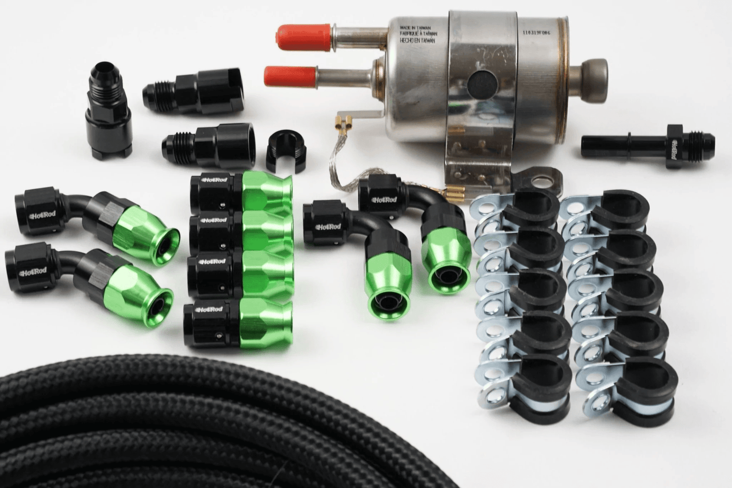 LS Swap AN Fuel Line Kit — Return-Less (PTFE AN-6)