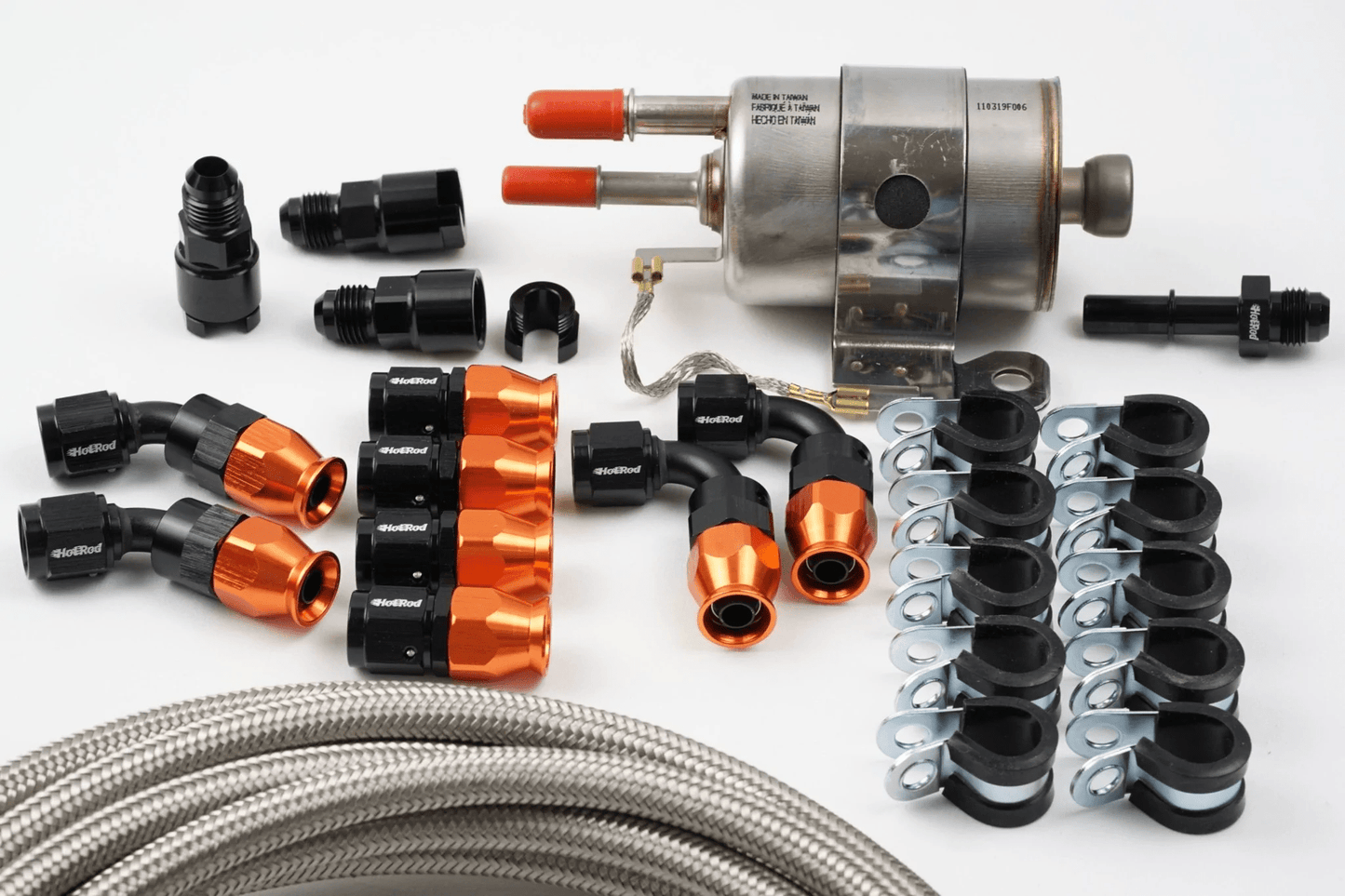 LS Swap AN Fuel Line Kit — Return-Less (PTFE AN-6)