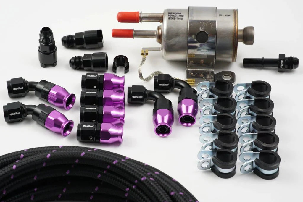 LS Swap AN Fuel Line Kit — Return-Less (PTFE AN-6)