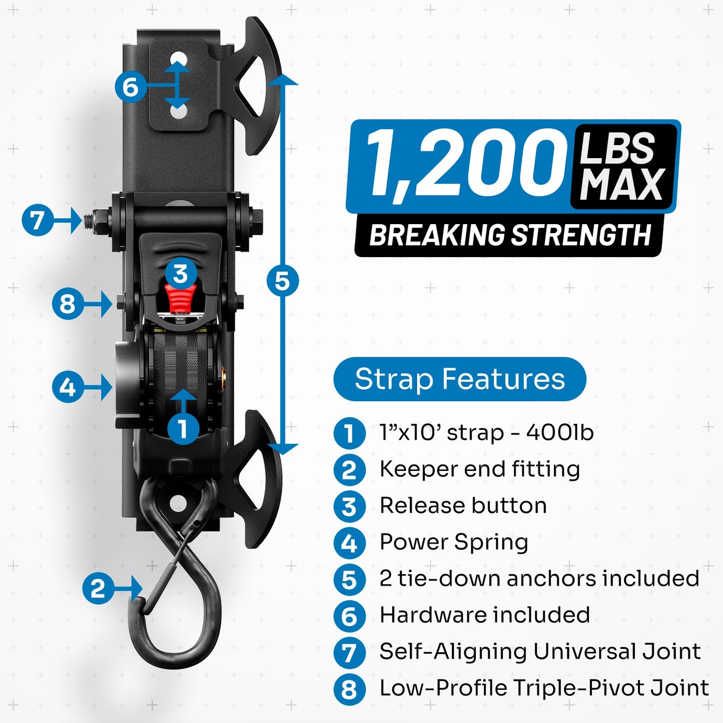 Swivel Strap™ Mounts - Chevrolet Silverado & GMC Sierra - (1500 2019+, HD 2020+)