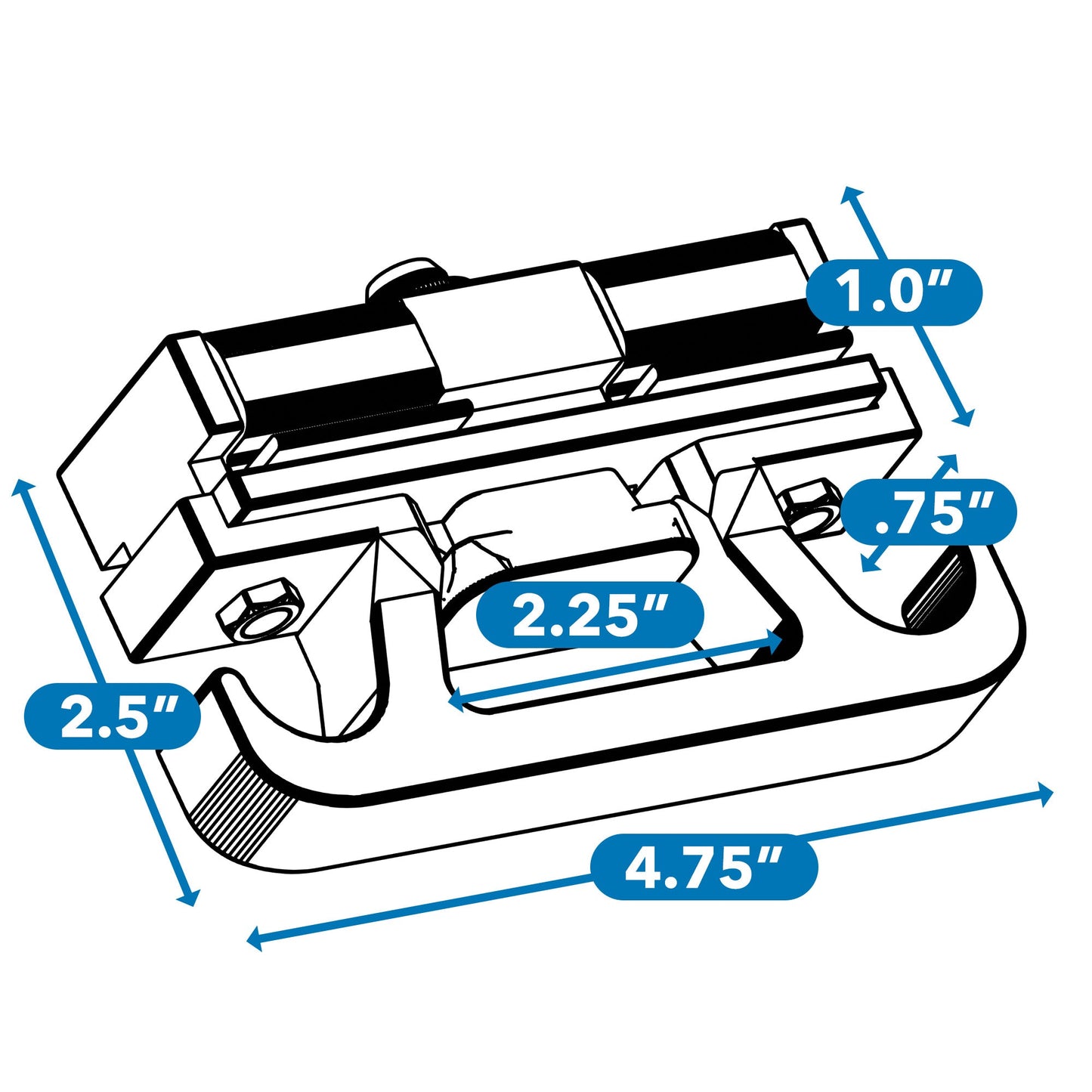 Integral Rail Tie-Down Cleat