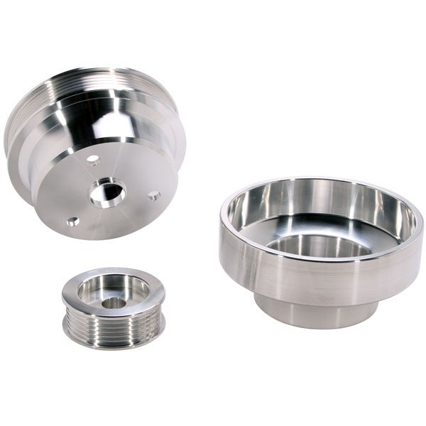 Chevrolet GM Truck 4.3 5.0 5.7 Billet Aluminum Underdrive Pulley Kit 88-95