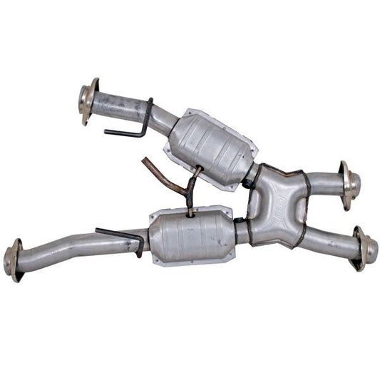 Ford Mustang V6 / V8 High Flow Catted X-Pipe 79-93 Automatic