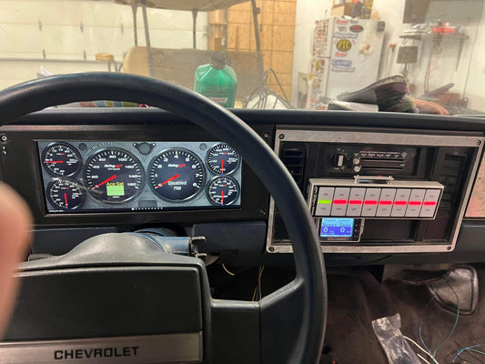 3D Printed Digital Dash Bezel for 1982-1985 Chevrolet S10, Blazer, and GMC Jimmy, Sonoma - CarChains3d