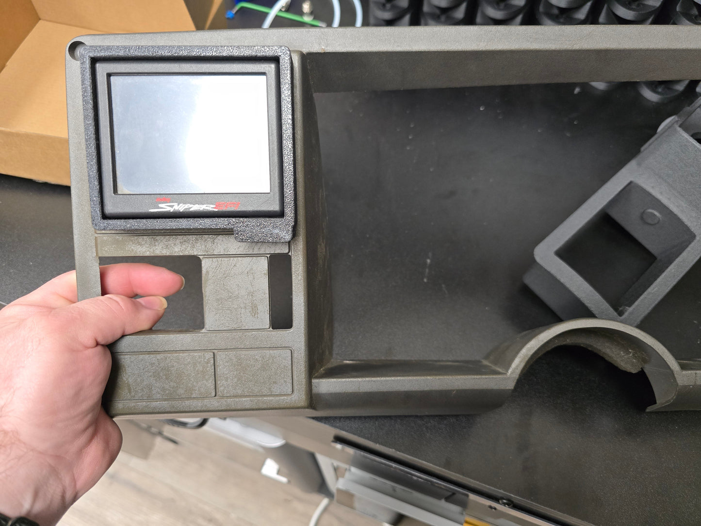1988 to 1994 Chevrolet Silverado OBS vent mount for a holley 3.5 inch mount