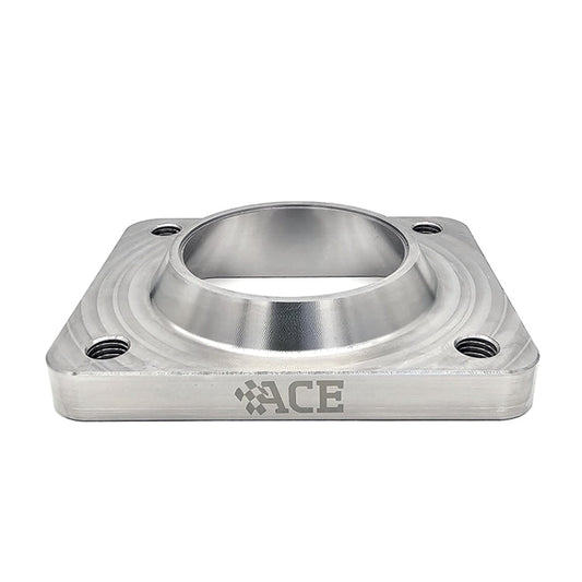 Transition Turbo Flange - Undivided T4 to Single 2.500" OD Tube - 304 Stainless