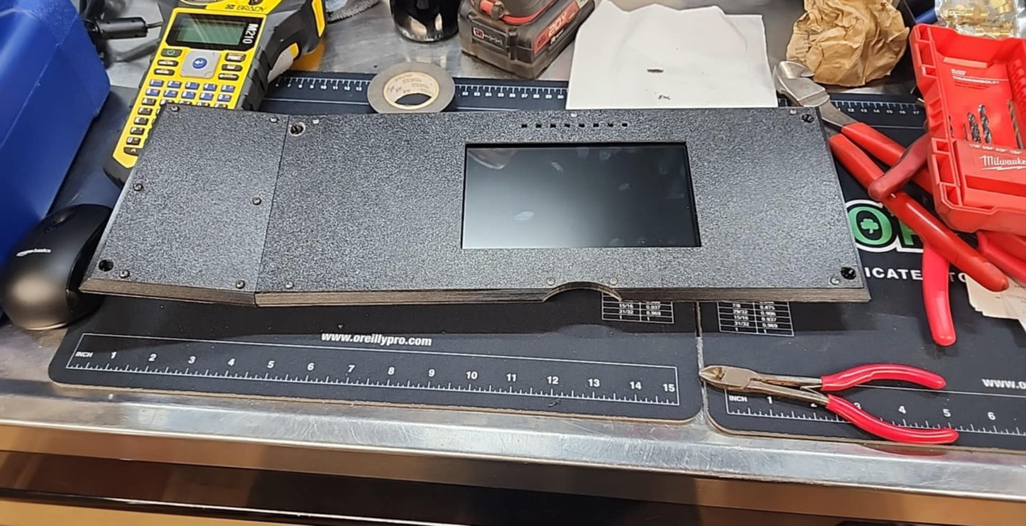 3D Printed Digital Dash Bezel for 1982-1985 Chevrolet S10, Blazer, and GMC Jimmy, Sonoma - CarChains3d