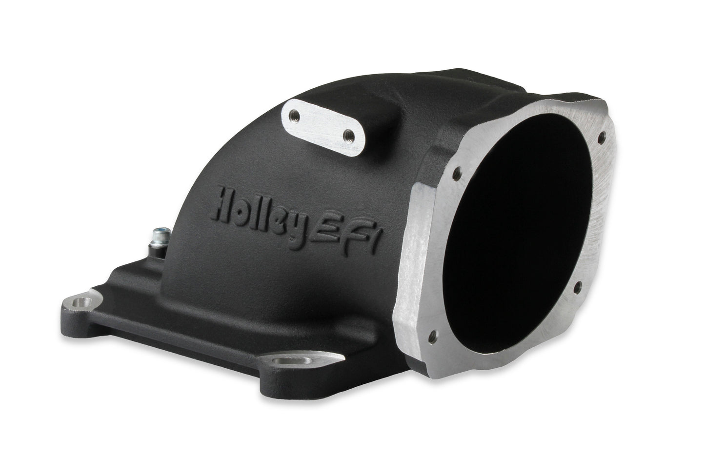 EFI Throttle Body Intake Elbow 4150 - Fits GM LS Throttle Bodies-Black Finish