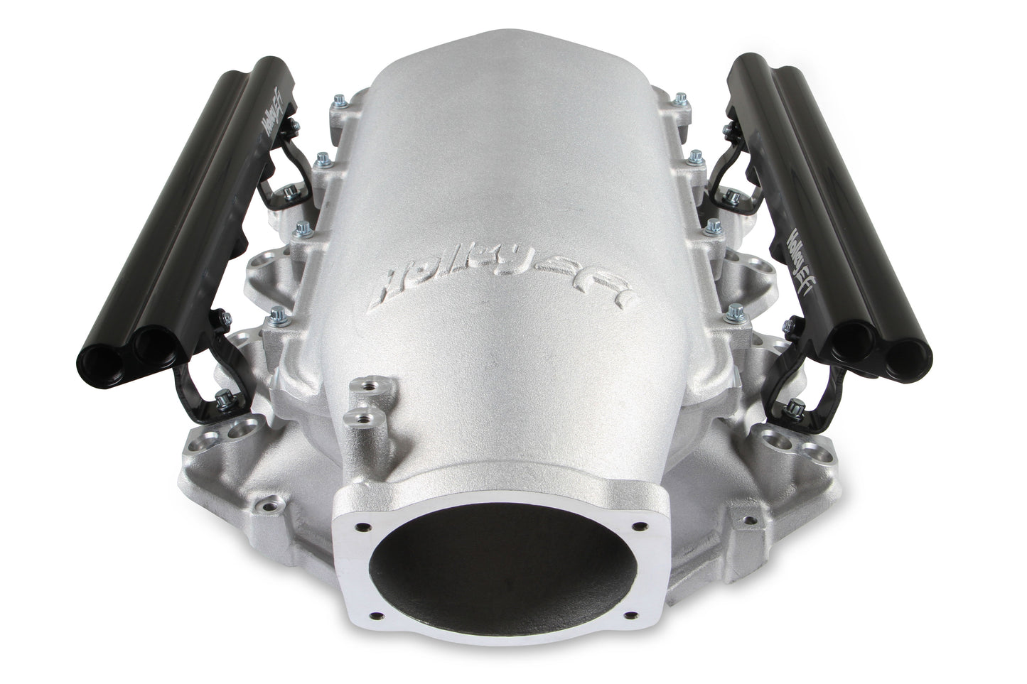 Dual Fuel Injector Lo-Ram EFI Intake Manifold Kit GM LS1/LS2/LS6 - Cast Satin Finish