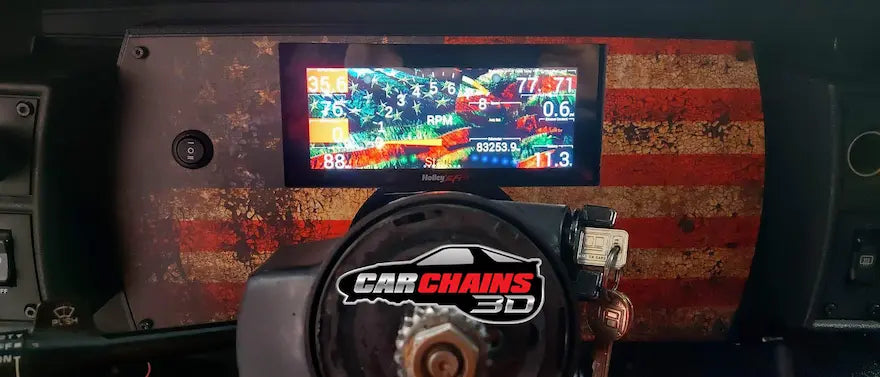 Digital Dash Beauty Backplate Insert for 1982-1989 Early 3rd Gen Chevrolet Camaro - CarChains3d