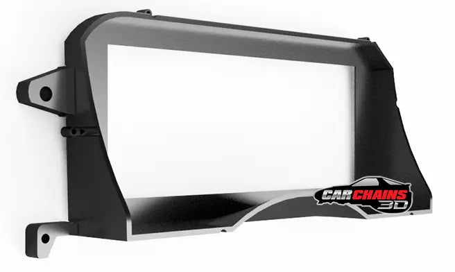 3D Printed Digital Dash Bezel for 1990-1993 Ford Foxbody Mustang - CarChains3d