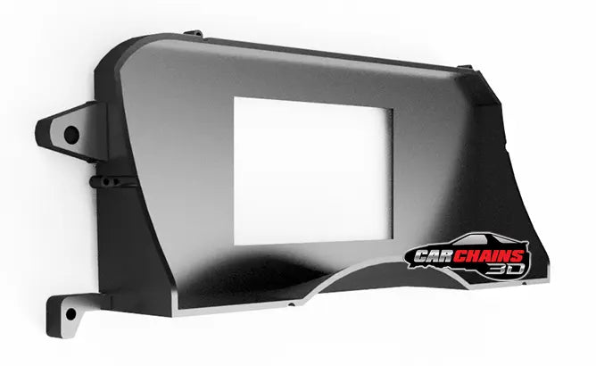 3D Printed Digital Dash Bezel for 1990-1993 Ford Foxbody Mustang - CarChains3d