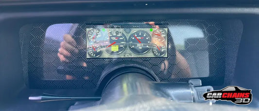 Digital Dash Beauty Backplate Insert for 1990-1992 Late 3rd Gen Chevrolet Camaro - CarChains3d