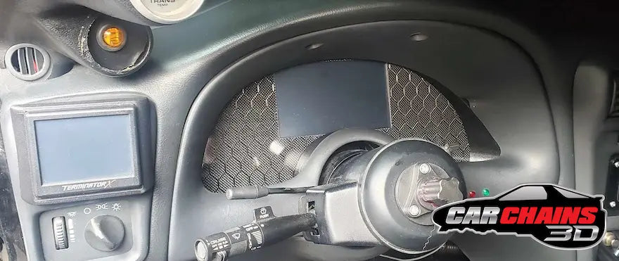 3D Printed Digital Dash Bezel for 1997-2002 Late 4th Gen Chevrolet Camaro - CarChains3d