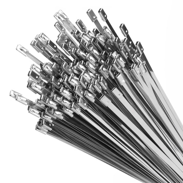 100 Pcs Heavy Duty 304 Stainless Steel Zip Ties