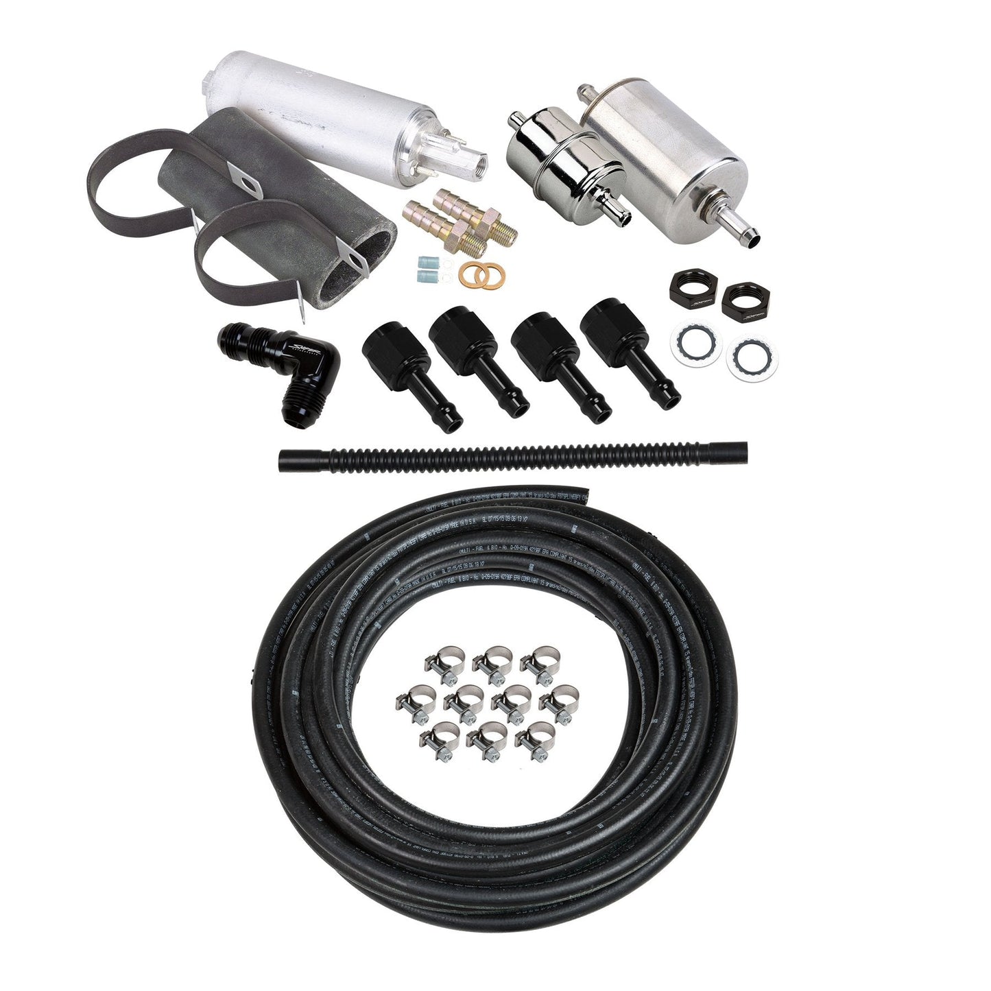 Complete fuel system - 40ft of 3/8" Vapor Guard Fuel Hose, 12-920 Fuel Pump, Filters, hardware
