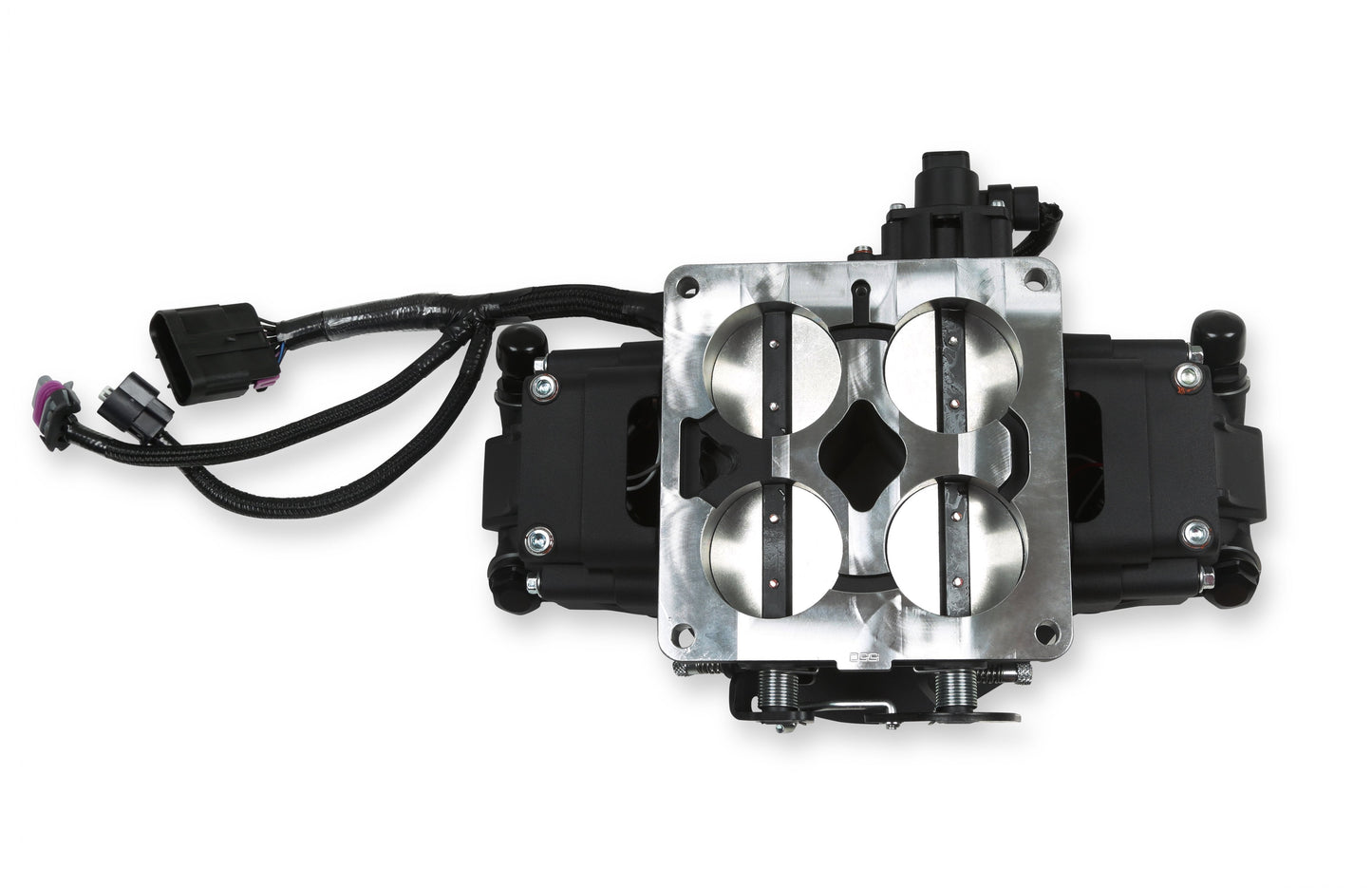 EFI Terminator X Stealth 4500 Service Throttle Body - Black - 4 Injectors - 650 HP - Secondary Throttle Body