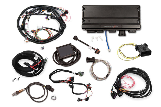 Universal MPFI Main Harness - GM DBW Throttle Body Control - GM 4L60E/80E Transmission Control - EV1 Injectors - 3.5 in. Touchscreen