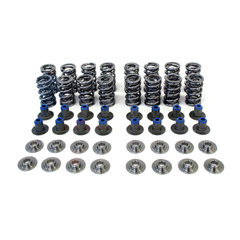 TSP .660" POLISHED Dual Spring Kit w/ PAC Valve Springs, Titanium Retainers, & PRC Integrated Seat/Seal