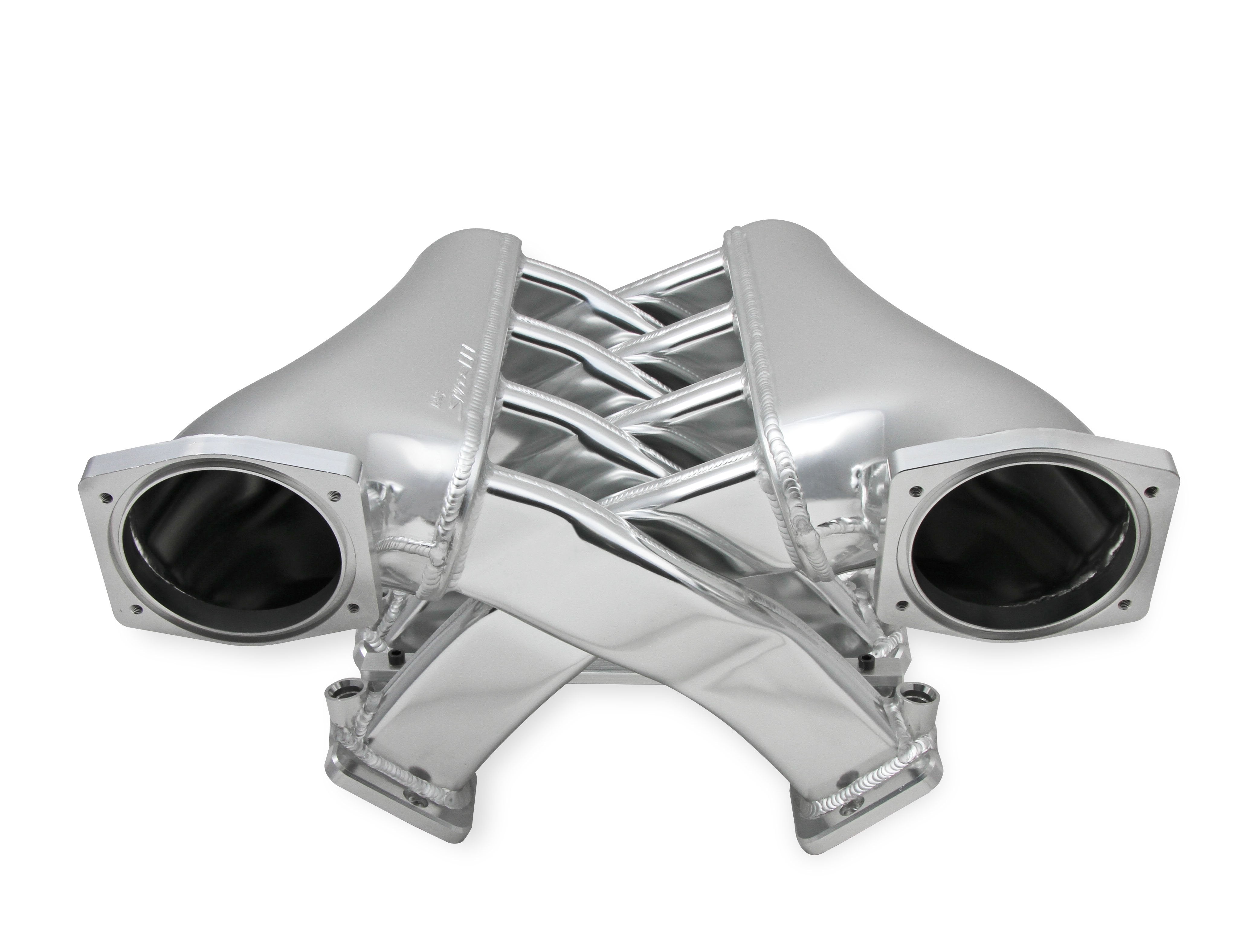 Sniper EFI Fabricated Intake Manifold Dual Plenum 102mm GM LS1/2/6, an ...