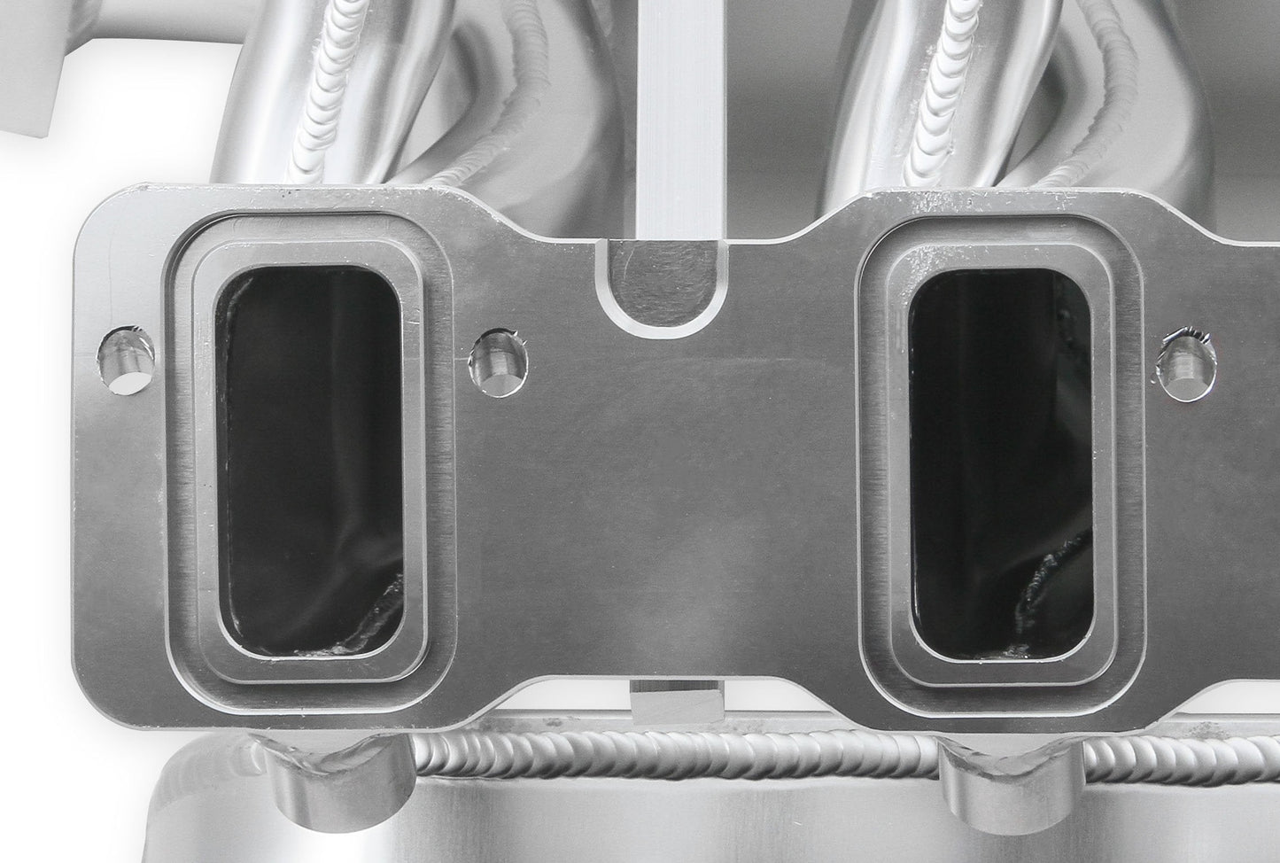 Sniper EFI Fabricated Intake Manifold Dual Plenum 92mm GM LS3/L92, and Fuel Rail Kit - Silver