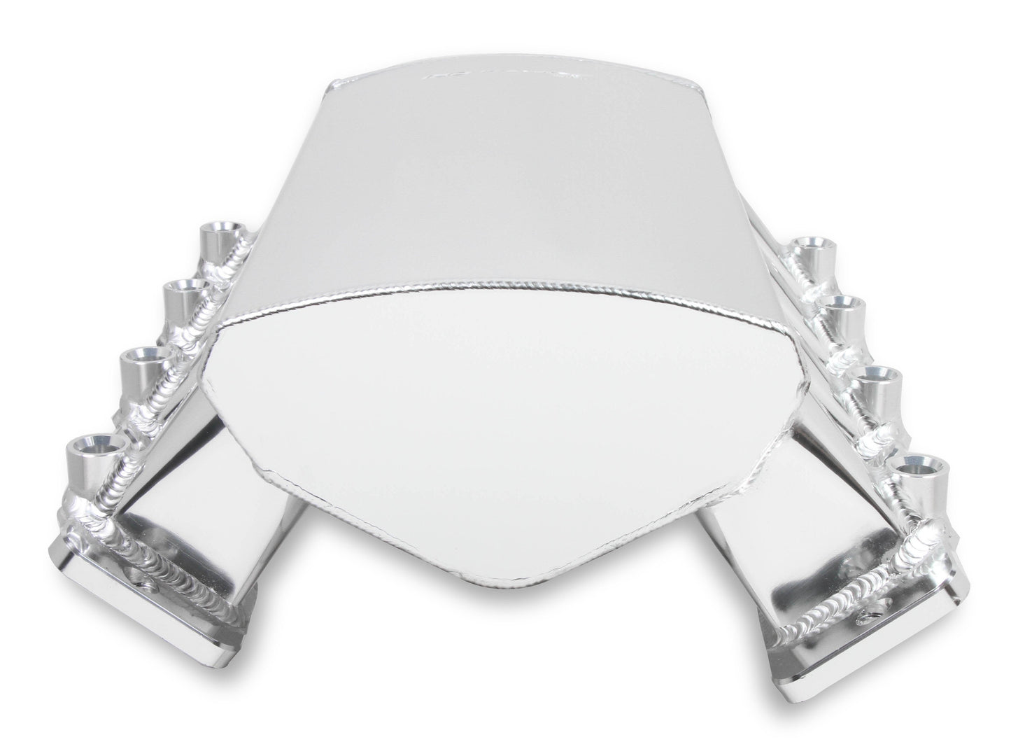 Hi-Ram Sheet Metal Fabricated Intake Manifold LS7 102mm Throttle Body opening + Fuel Rail Kit Silver with Sniper logo -Low Profile