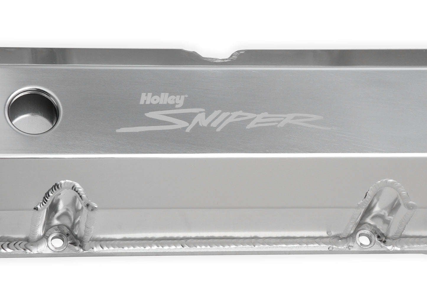 Sniper Valve Cover - Fabricated Aluminum - Ford FE - Tall - Natural Anodized