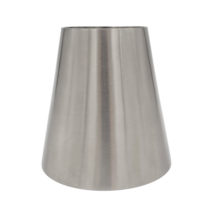 5.000" OD x 4.000" OD 14ga Reducer - Polished OD - 6061 Aluminum - (3.000" Long)
