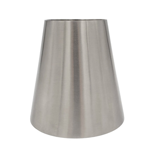 3.500" OD x 2.000" OD 16ga Reducer - Polished OD - 6061 Aluminum - (3.125" Long)