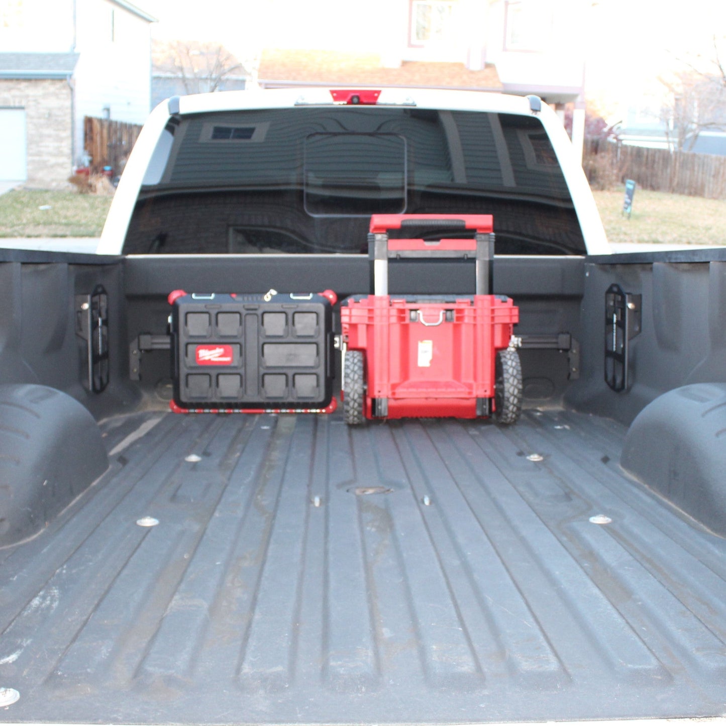Integral Bulkhead Rail with Panel Kit - Super Duty (2017+) - Compatible with Milwaukee Tool Packout Organizers