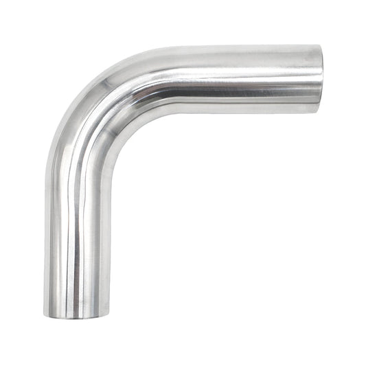 1.250" OD 16ga 90° Mandrel Bend - Polished OD - 6061 Aluminum - (1.875" CLR / 6.000" Legs)
