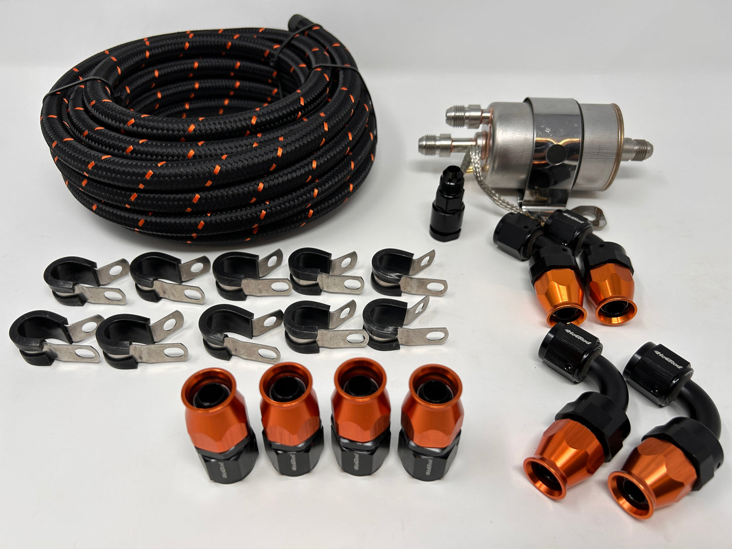 LS Swap AN Fuel Line Kit — Return-Less (PTFE AN-6)