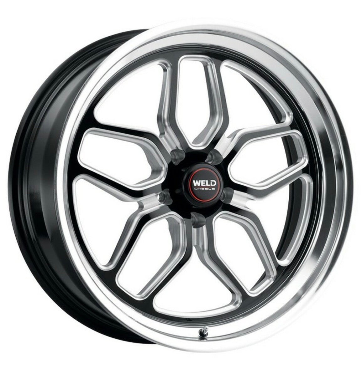 WELD Laguna Drag Gloss Black Wheel with Milled Spokes 18x5