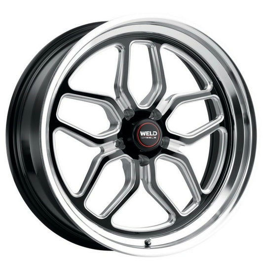 WELD Laguna Drag Gloss Black Wheel with Milled Spokes 18x5