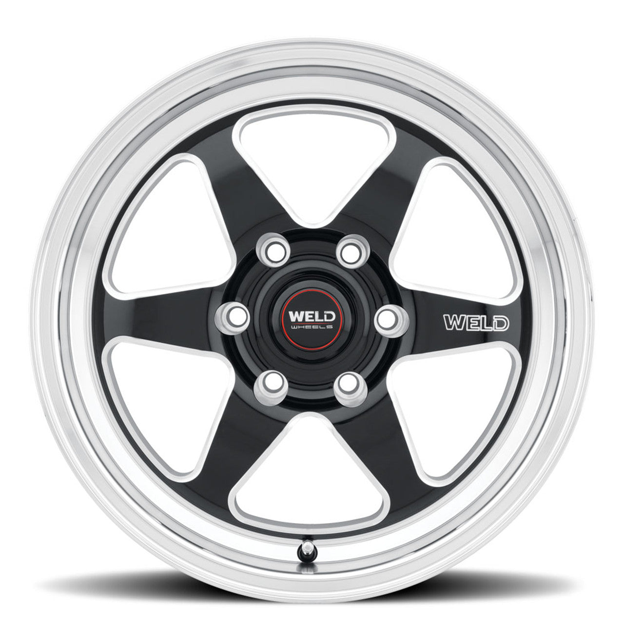 WELD Ventura 6 Drag Gloss Black Wheel with Milled Spokes 17x10