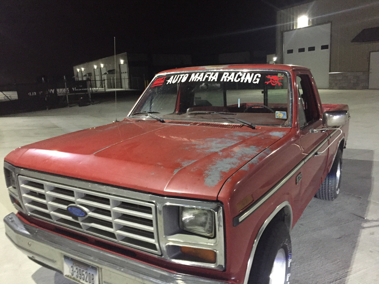 Auto Mafia Racing Windshield Banner Vinyl