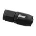 Fitting, Hose End, Straight, -6 AN Hose to Female -6 AN, Aluminum, Black Anodized