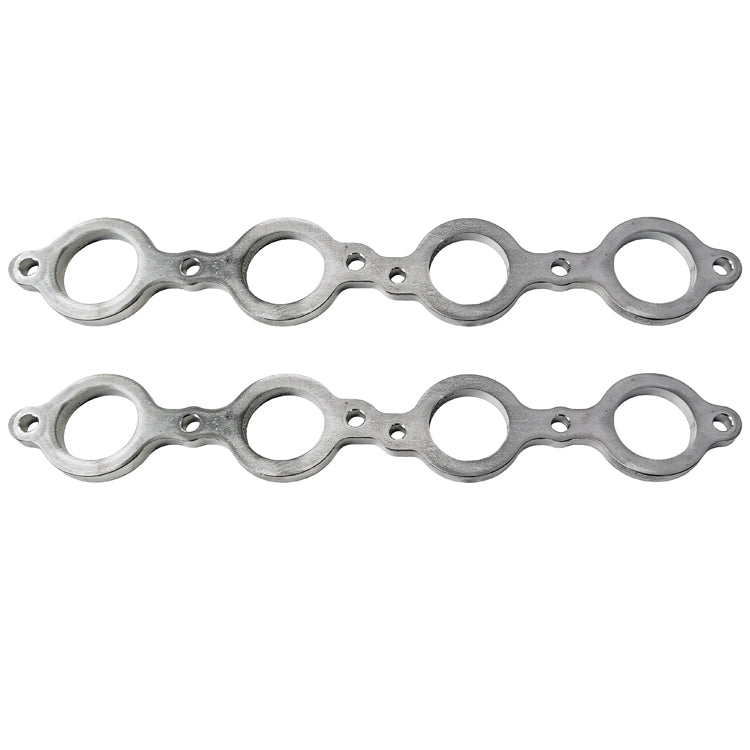 Exhaust Manifold Flange for GM LS1 / LS2 / LS3 / LS6 / LS9  (Set of 2 Flanges) 304 Stainless