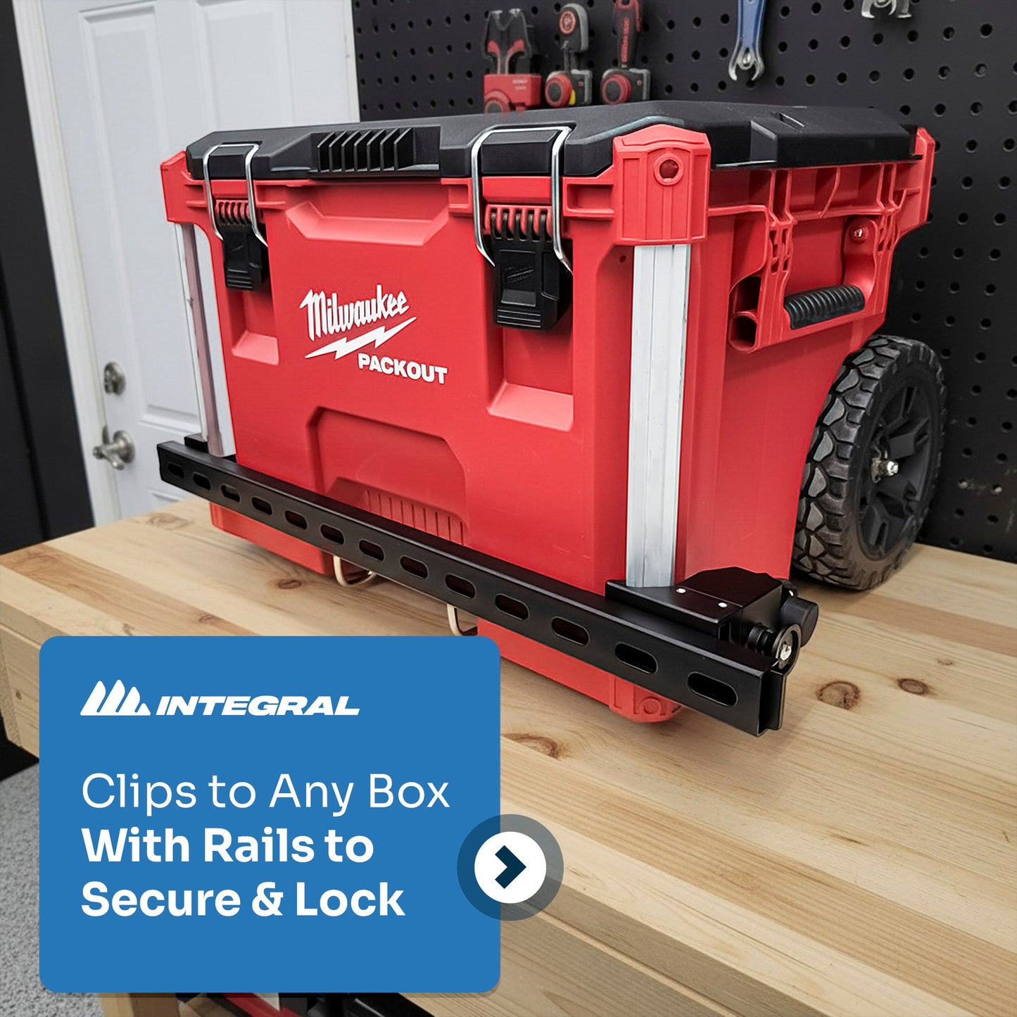 Stack Lock - Mount Compatible with Milwaukee Packout Organizers