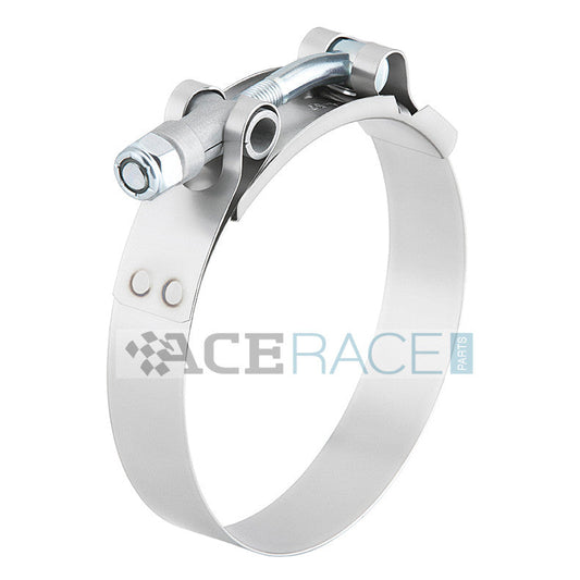 T-Bolt Clamp 304 Stainless - For 3.000" ID Silicone (Clamping Range: 3.070" - 3.464")