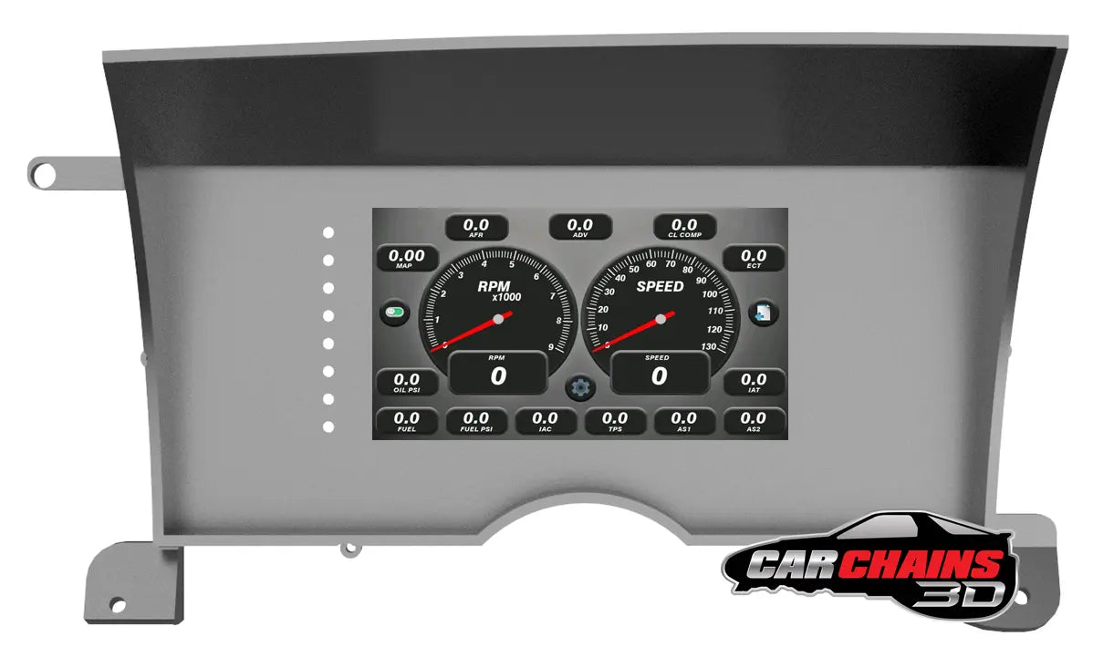 3D Printed Tinker All-In-One Digital Dash Cluster for 1986-1993 Chevrolet S10 and GMC Jimmy and Sonoma - CarChains3d