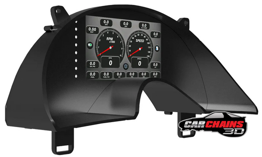 3D Printed Tinker All-In-One Digital Dash Cluster for 1997-2002 Late 4th Gen Chevrolet Camaro - CarChains3d