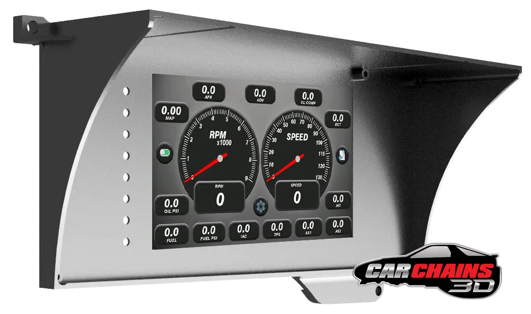 3D Printed Tinker All-In-One Digital Dash Cluster for 1978-1988 Chevrolet Monte Carlo & El Camino - CarChains3d