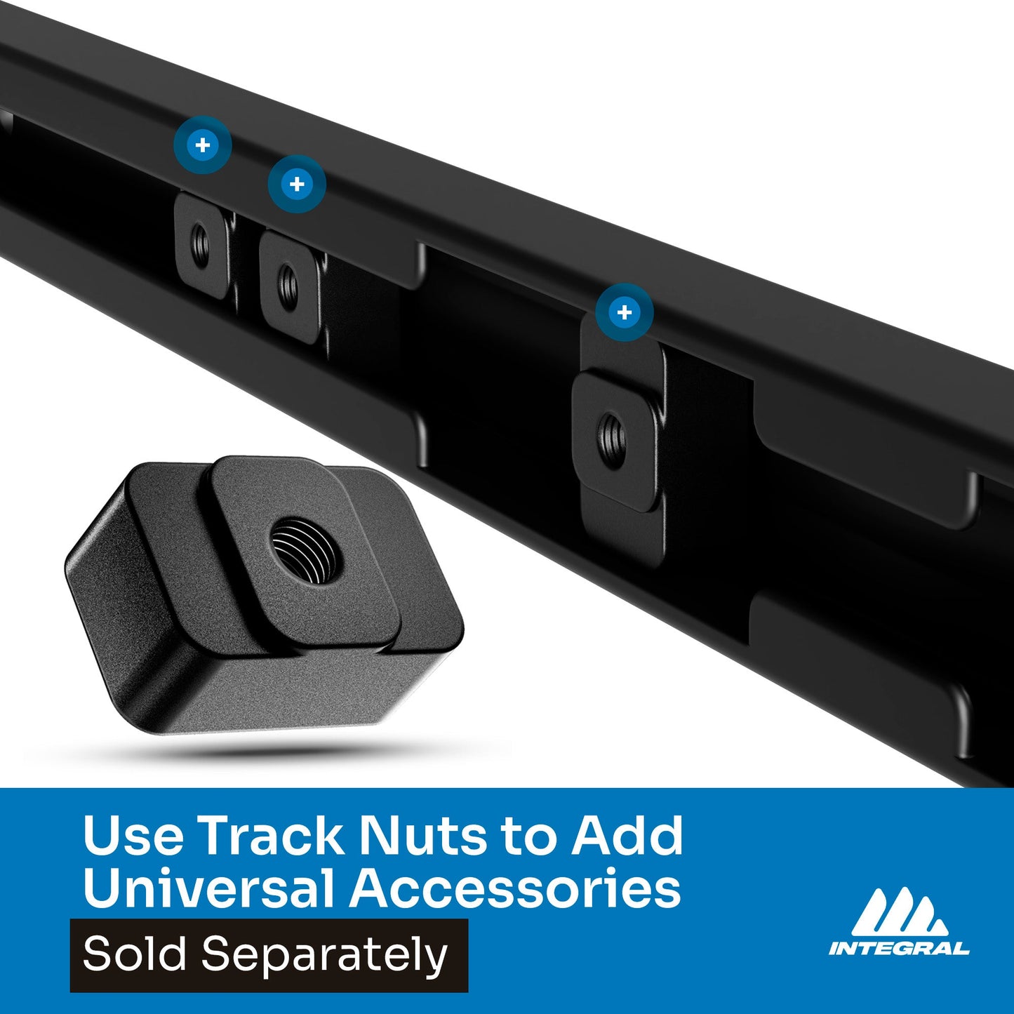 Integral Rails + Tie-down Cleats - Ford F150 & Raptor 2015+ (5.5' Bed Only)